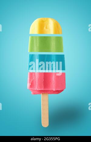 Colorful popsicle sticks background abstract minimal creative concept Stock  Photo - Alamy