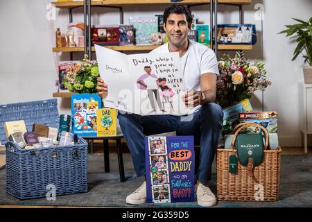 Nickyl Raithatha CEO of Moonpig photographed at their head offices in Central London, UK Stock Photo