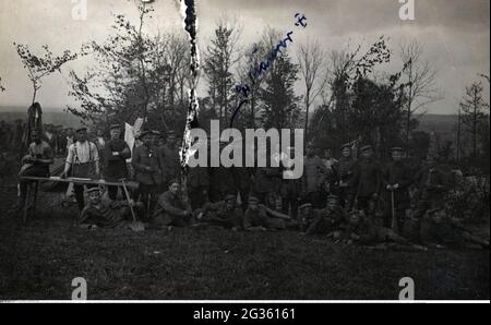 First World War / WWI, Western front, ADDITIONAL-RIGHTS-CLEARANCE-INFO-NOT-AVAILABLE Stock Photo