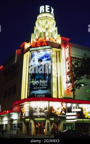 FRANCE PARIS (75) 2ND DISTRICT, MOVIES THEATER THE GRAND REX Stock Photo