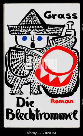 literature, title and title page, 'Die Blechtrommel' (The Tin Drum), by Guenter Grass (1927 - 2015), ADDITIONAL-RIGHTS-CLEARANCE-INFO-NOT-AVAILABLE Stock Photo