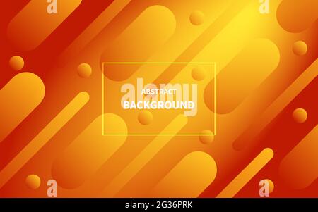 Red summer sale banner with geometric abstract shapes. Dynamic cool background Stock Vector