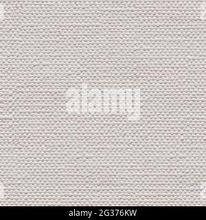 Linen canvas texture in classic white color for awesome creative people. Seamless pattern background. Stock Photo