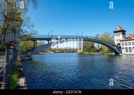 Abbey Bridge to the Island of Youth, Berlin, Germany Stock Photo