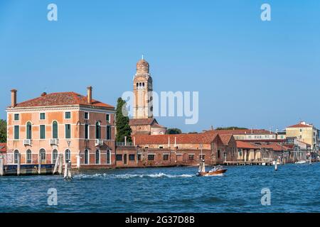 Church of San Pietro Martire, Murano Island, Venice, Veneto, Italy Stock Photo