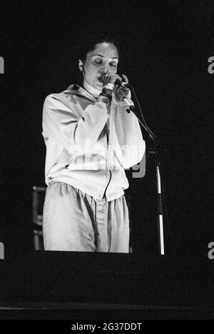 Tricky at The Glastonbury Festival 1998, Somerset, England, United Kingdom. Stock Photo