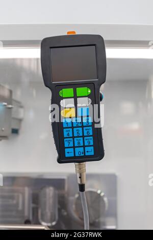 Wired Remote Control With Display for Machine Stock Photo