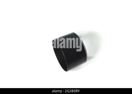 Isolated Lens hood in a white background Stock Photo