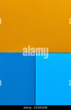 texture tiles dark blue blue and yellow Stock Photo