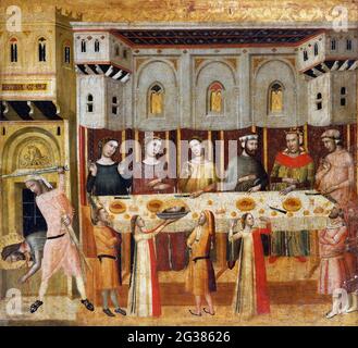 The Feast of Herod and the Beheading of John the Baptist - by Master of ...