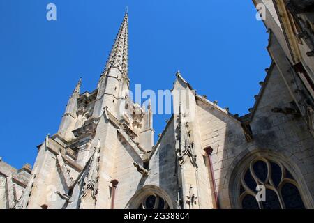 our lady of assumption cathedral in luçon (france) Stock Photo