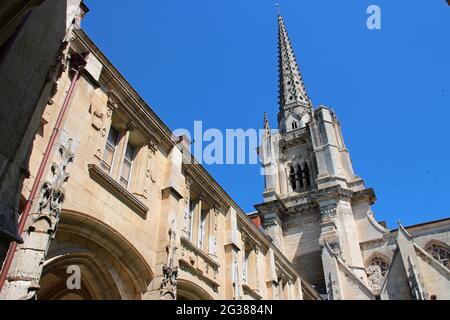 our lady of assumption cathedral in luçon (france) Stock Photo