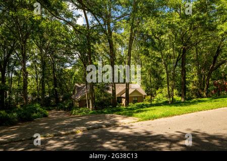 Tallahassee, FL, USA - May 12, 2021: Single family house in Tallahassee Florida USA Stock Photo