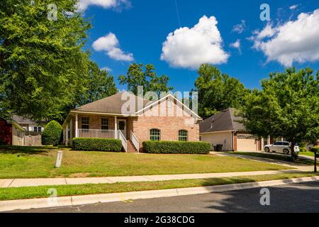 Tallahassee, FL, USA - May 12, 2021: Single family house in Tallahassee Florida USA Stock Photo