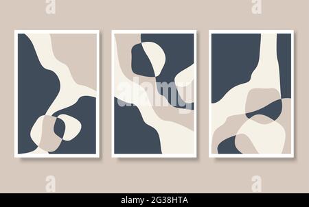 Set of abstract illustrations Stock Vector