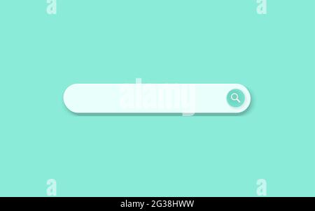 Search bar in a minimal style. Stock Vector