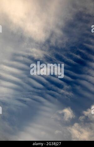 Cirrus clouds Stock Photo