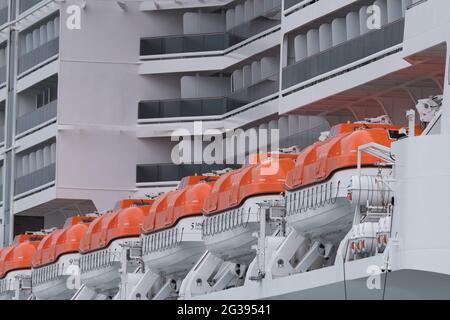 MSC VIrtuosa, docked at Southampton.  16/05/2021 Stock Photo