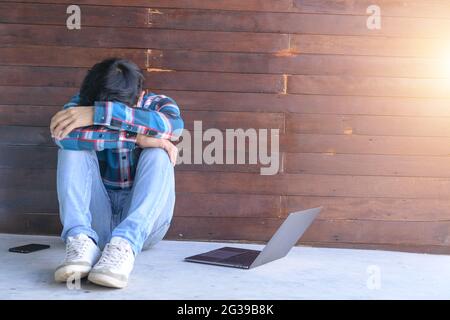 unemployed Jobless People Crisis who Recession with Virus Covid 19 Stock Photo