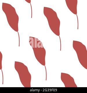 Seamless pattern with lush foliage Stock Vector