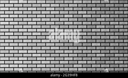 brick flat wall. smooth brickwork. brick texture Stock Photo