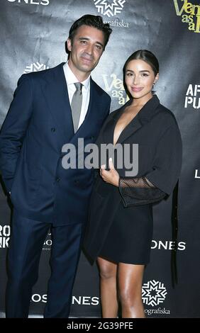 Gilles Marini and Olivia Culpo attend The Red Carpet Carpet Screening of 'Venus As A Boy' on June 14, 2021 at Fotografiska New York in New York, New York. photo by Robin Platzer/Twin Images phone number 212-935-0770 Robin Platzer/ Twin Images/ Credit: Sipa USA/Alamy Live News Stock Photo