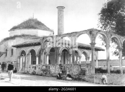 geography / travel historic, Albania, cities and communities, Kavaja, buildings, Ottoman mosque, ADDITIONAL-RIGHTS-CLEARANCE-INFO-NOT-AVAILABLE Stock Photo