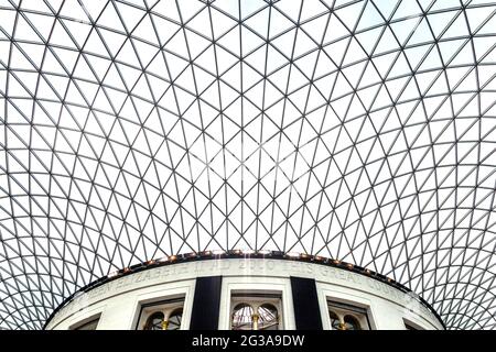 Great Court inside the British Museum, London, UK Stock Photo