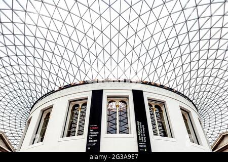 Great Court inside the British Museum, London, UK Stock Photo
