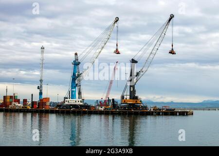 Port Nelson, New Zealand Stock Photo