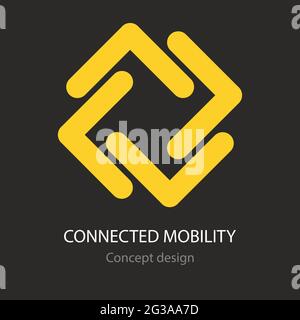 Connected mobility icon concept design Stock Vector Image & Art - Alamy