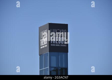 Luxemburg, Luxembourg. 13th June, 2021. The Luxexpo Exhibition and Congress Centre The Box Credit: Horst Galuschka/dpa/Alamy Live News Stock Photo