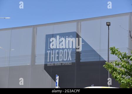 Luxemburg, Luxembourg. 13th June, 2021. The Luxexpo Exhibition and Congress Centre The Box Credit: Horst Galuschka/dpa/Alamy Live News Stock Photo