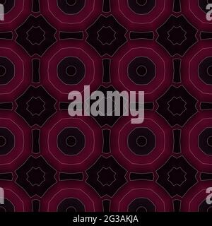 Dark maroon and black patterned background for wallpapers Stock Photo
