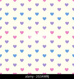 seamless pattern. gradient from hearts. vector illustration Stock Vector