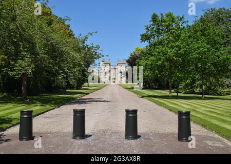 Windsor Castle exterior, Windsor, United Kingdom Stock Photo