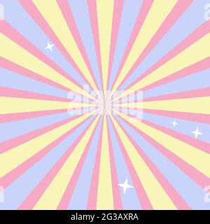 retro background with rays vector Stock Vector