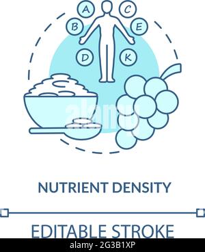 Nutrient density concept icon Stock Vector Image & Art - Alamy