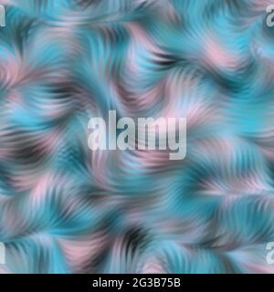 Seamless flowing faux fur procedural noise pattern for print. Stock Photo