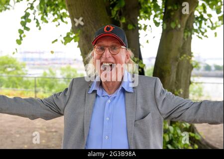 Hamburg, Germany. 15th June, 2021. Otto Waalkes, comedian, actor and director, photographed during a press event. Credit: Jonas Walzberg/dpa/Alamy Live News Stock Photo