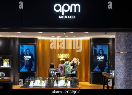 Fashion jewelry brand company from Monaco APM Monaco store