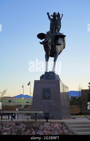 Pro Rodeo Building Colorado The Pro Rodeo Hall Of Fame at Colorado Springs, Colorado Stock Photo ...