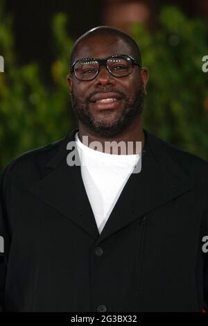 Italy, Rome, 16 October, 2020 : Day 2 of the Rome Film Festival. Academy Award director Steve McQueen poses on the red carpet.   Photo © Fabio Mazzare Stock Photo