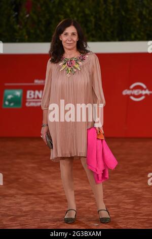 Italy, Rome, October 24, 2020 : Day 10 of the Rome Film Festival. Red carpet of the movie 'Cosa Sara'' Pictured : Raffaella Lebboroni     Photo © Fabi Stock Photo