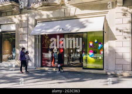 Facade of a Christian Dior fashion store, shop, in Paris, France Stock  Photo - Alamy