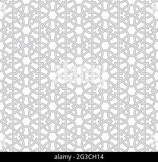 Seamless geometric pattern with light grey background, Vector Illustration Stock Vector