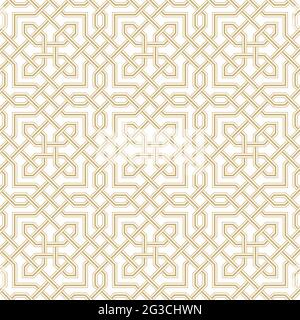 Geometric Pattern, Traditional Arabic Islamic Background, Vector Illustration Stock Vector