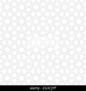 Seamless geometric pattern with light grey background, Vector Illustration Stock Vector