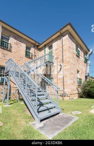 Part of the Colonial Georgian style Gladesville Psychiatric Hospital in Sydney, Australia, which operated from 1838-1993 Stock Photo