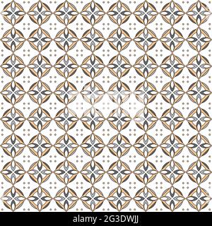 decorative mosaic tiles abstract seamless background vector, Endless texture can be used for wallpaper, pattern fills, web page background,surface tex Stock Vector